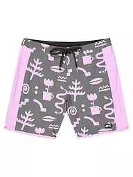 PICTURE | Herren Boardshort Andy 17 Printed | rosa
