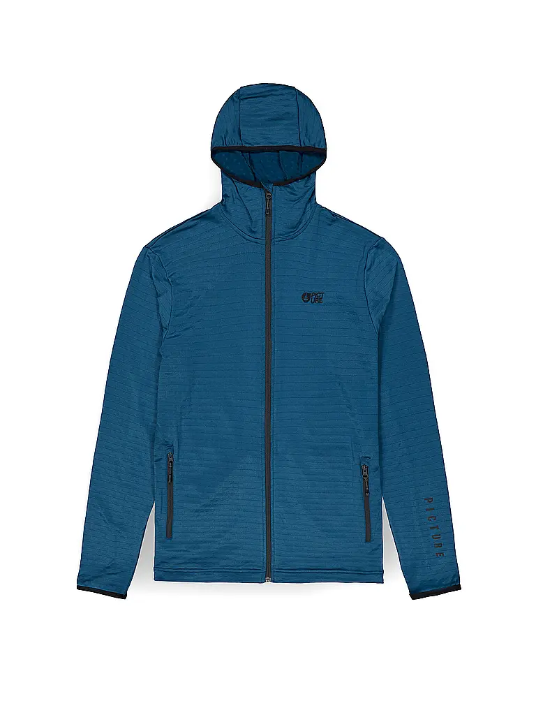 PICTURE | Herren Fleecejacke Bake Grid | Blau