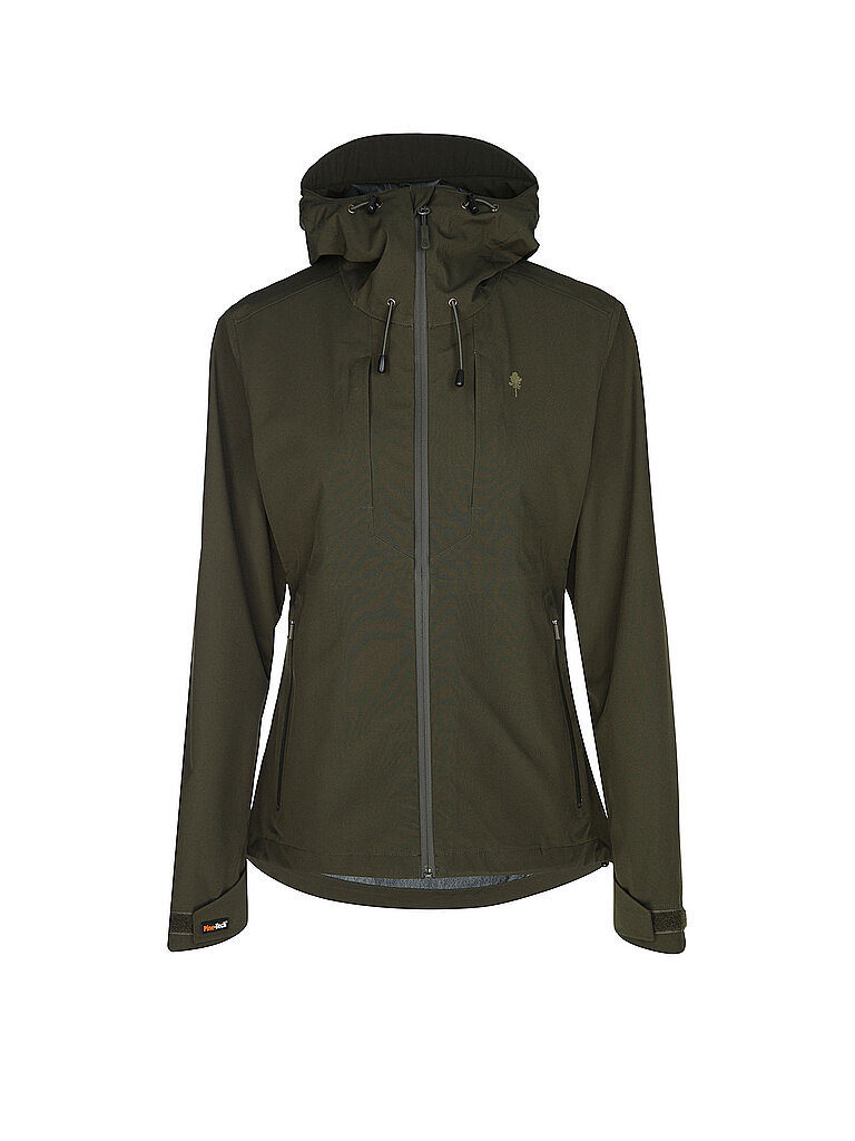 Pinewood PINEWOOD Damen Wanderjacke Abisko 3L Hoodie olive | S, olive