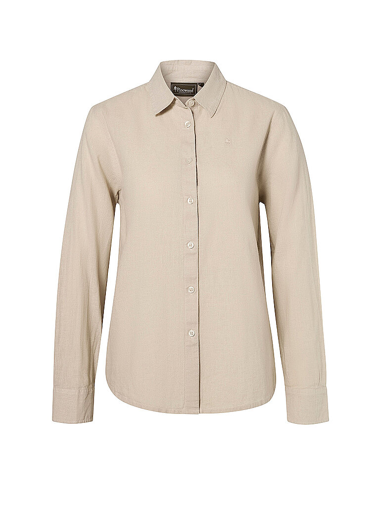 Pinewood PINEWOOD Damen Bluse Värnamo InsectSafe Hanf Mix beige | M, beige