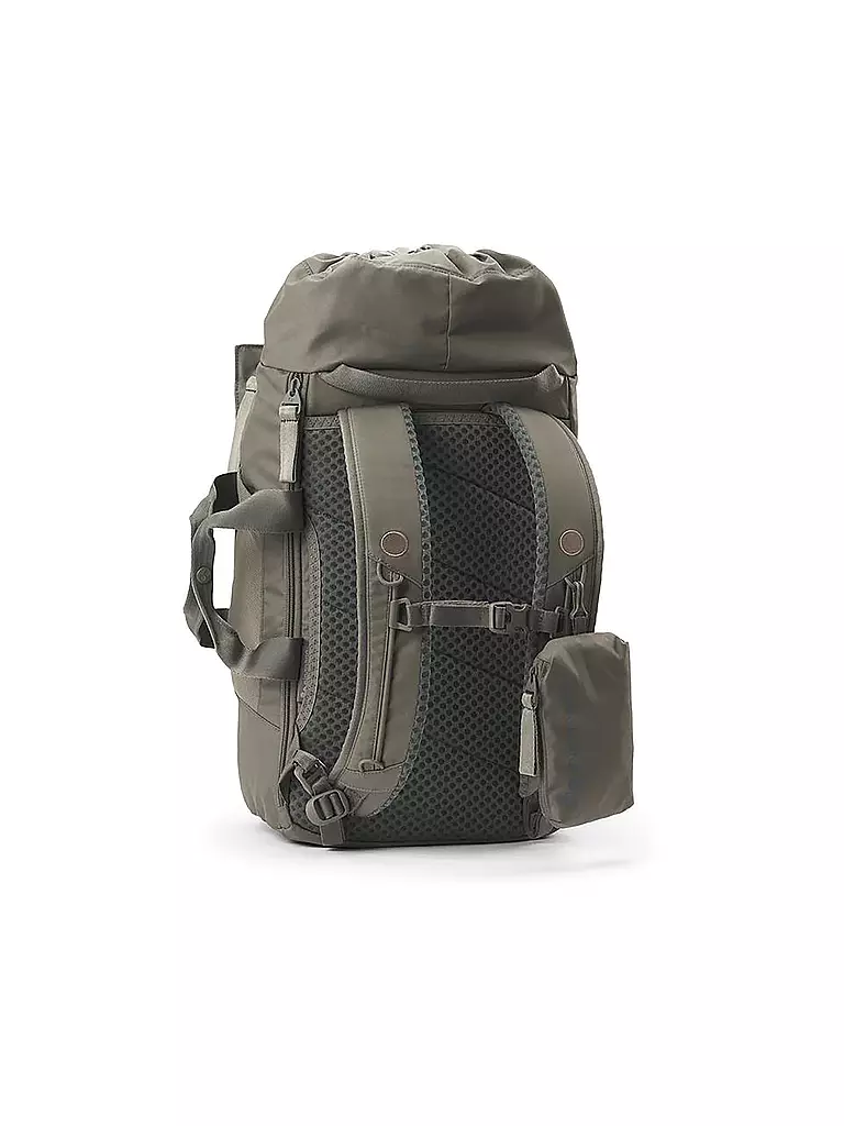 PINQPONQ | Rucksack Blok Medium Construct Pure Woven 30-32L | olive