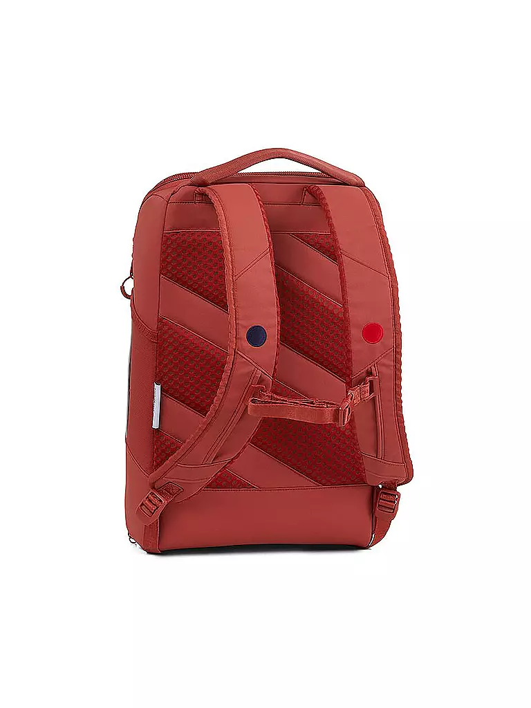 PINQPONQ | Rucksack Cubik Medium | rot