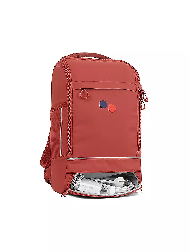 PINQPONQ | Rucksack Cubik Medium | rot