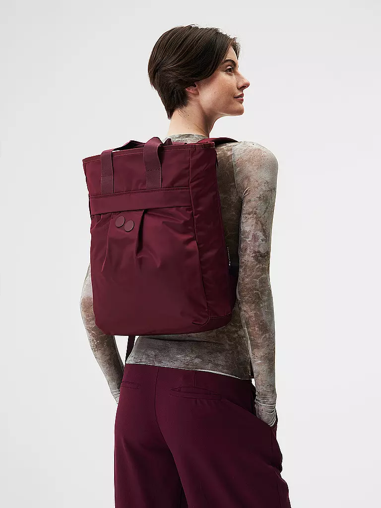 PINQPONQ | Rucksack Komo | dunkelrot