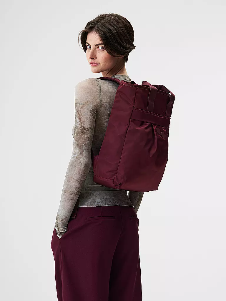 PINQPONQ | Rucksack Komo | dunkelrot