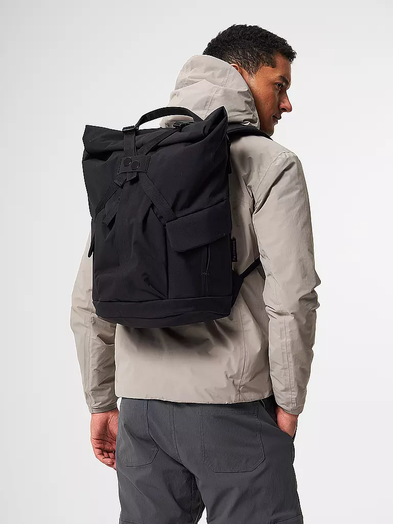 PINQPONQ | Rucksack Kross 20-25L | schwarz