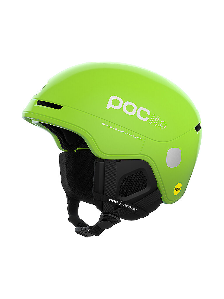 POC POC Kinder Skihelm POCito Obex MIPS gelb | 48-52CM, gelb