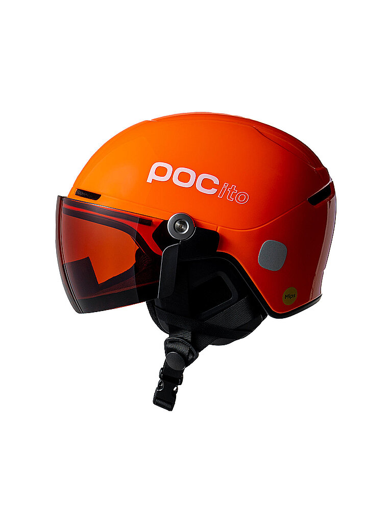 POC POC Kinder Skihelm Pocito Obex Visor orange | 48-52CM, orange