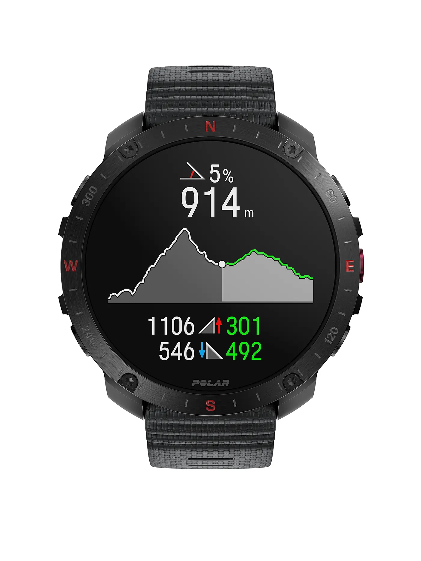 POLAR | Outdoor-Multisportuhr Grit X2 Pro | schwarz