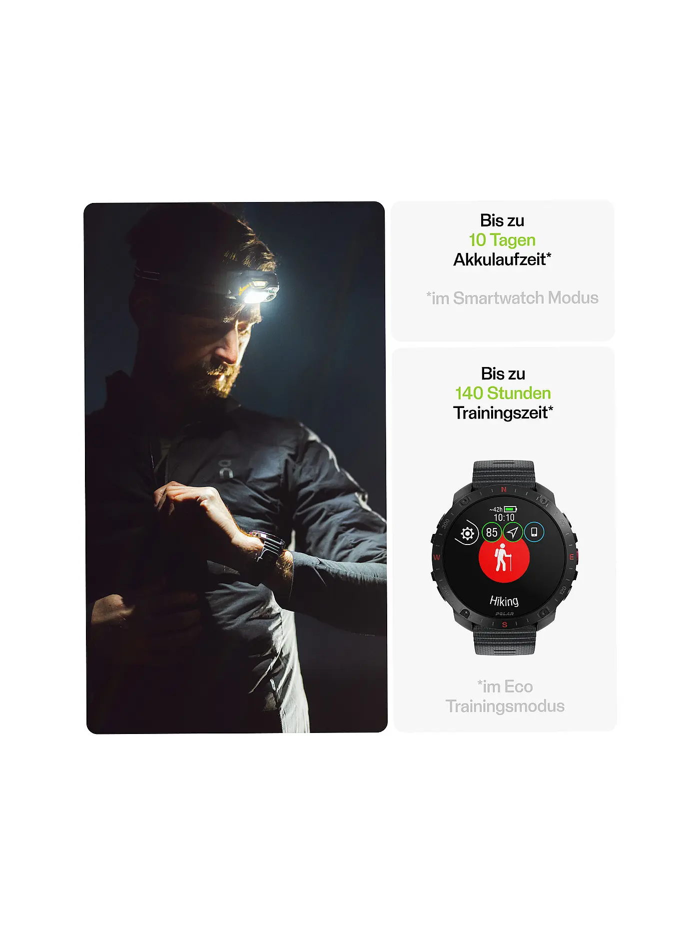 POLAR | Outdoor-Multisportuhr Grit X2 Pro | schwarz