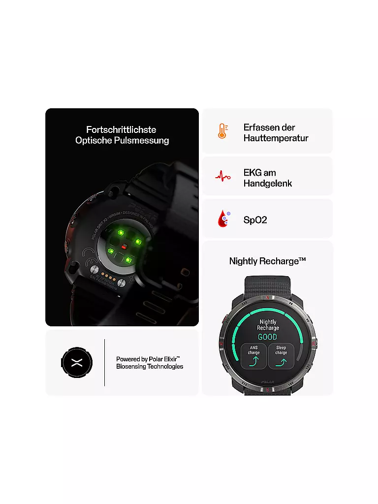 POLAR | Outdoor-Multisportuhr Grit X2 S-L | 