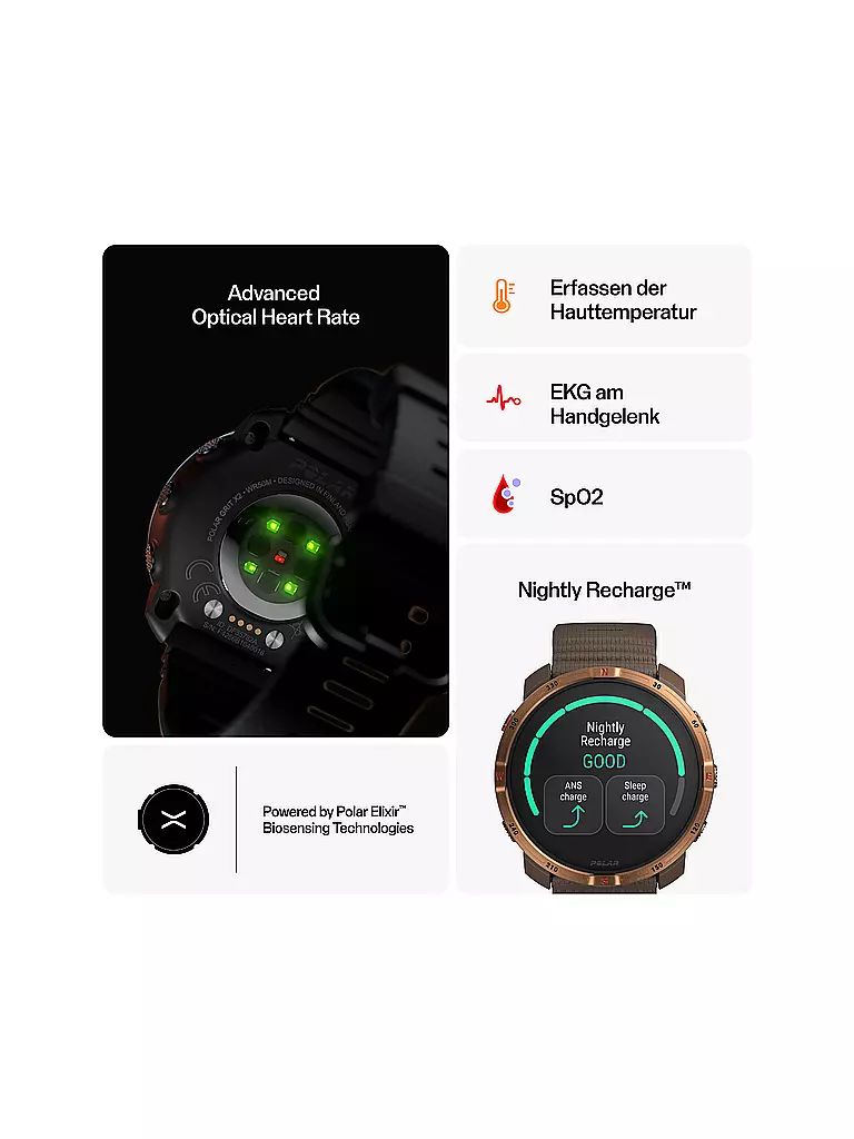POLAR | Outdoor-Multisportuhr Grit X2 S-L | 