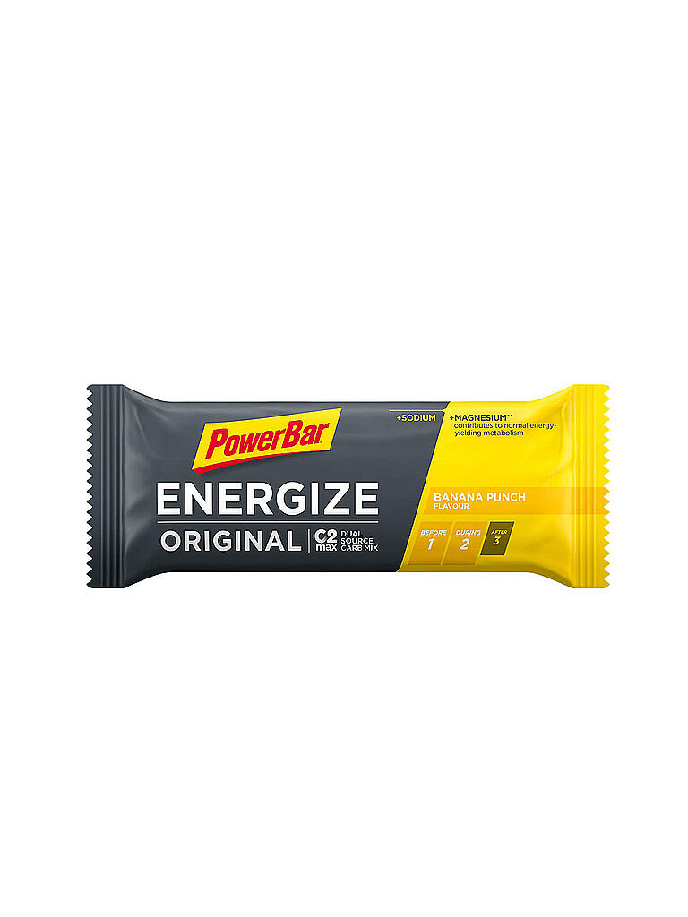 POWER BAR Energieriegel Energize Original Banana 55g gelb