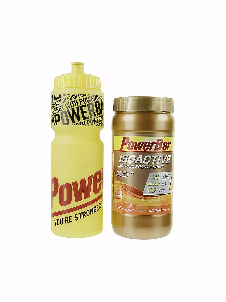 POWER BAR | Isotonisches Getränkepulver OnPack Orange 600g + Trinkflasche 700ml | 