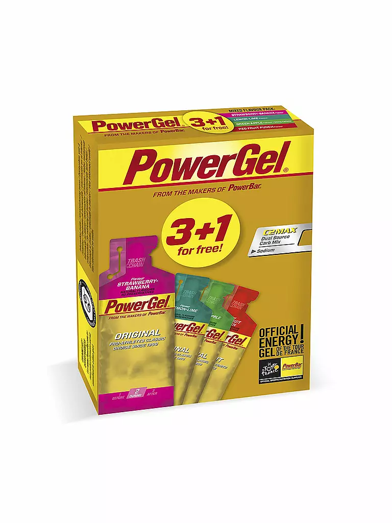 POWER BAR | Multipack Power Gel Mix 3+1 gratis | keine Farbe