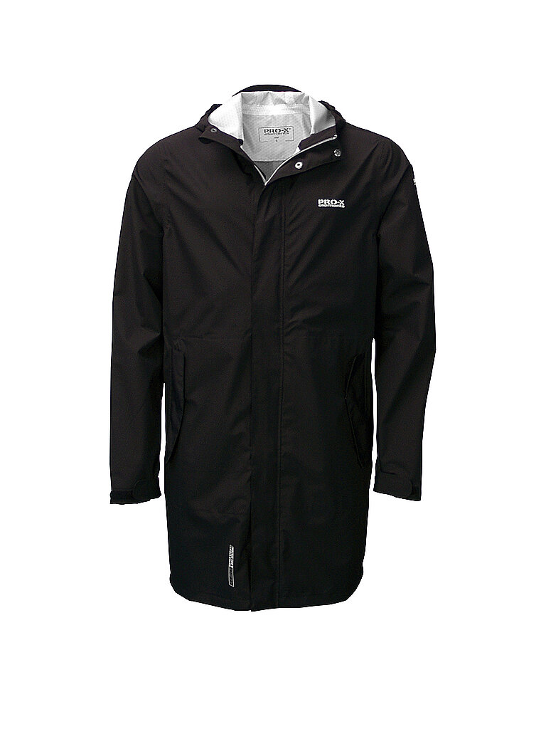 PRO-X ELEMENTS Herren Regenkurzmantel Trench schwarz | XXL