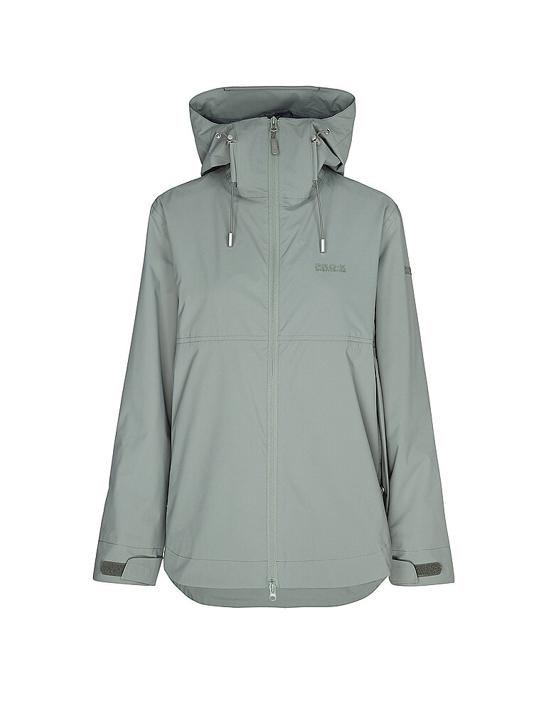 PRO-X Elements PRO-X ELEMENTS Damen Regenjacke Jessy 2L dunkelgrün | 38, dunkelgrün