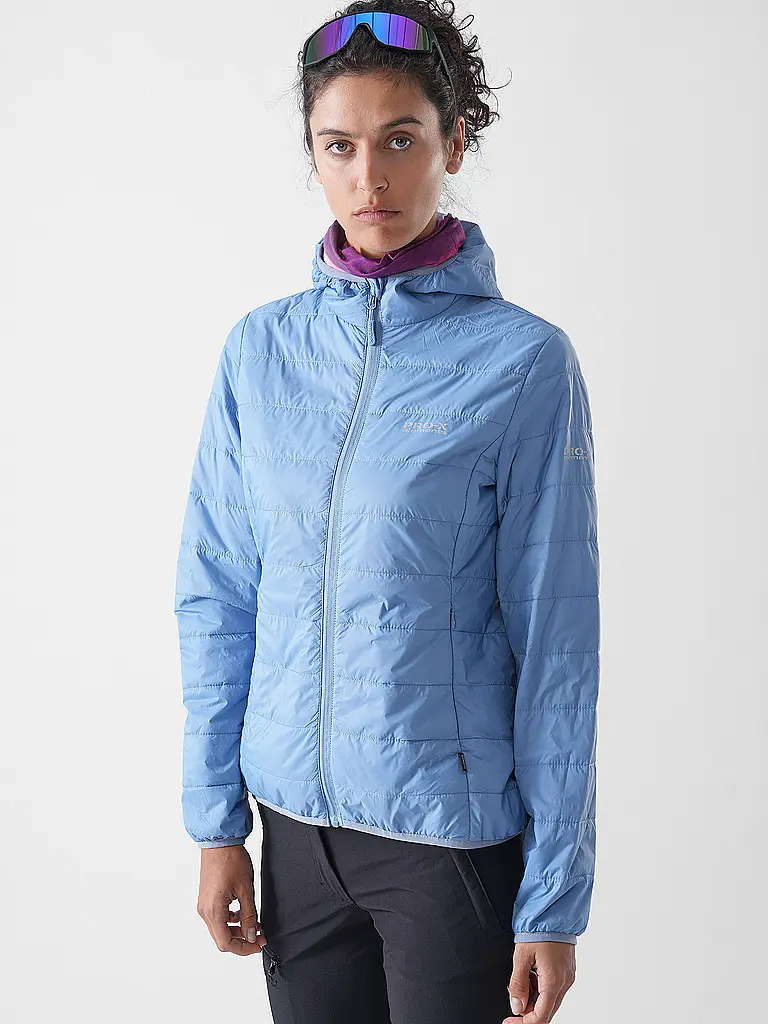 PRO-X ELEMENTS | Damen Isojacke Fritzi Packable wattiert | hellblau