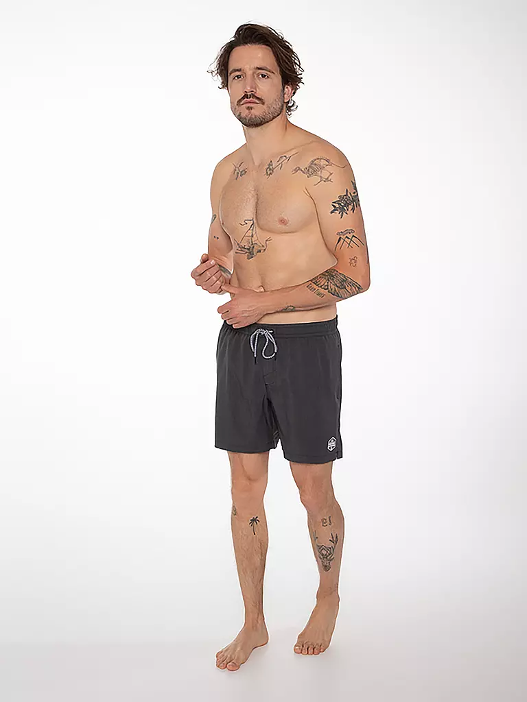 PROTEST | Herren Beachshort Davey  | schwarz