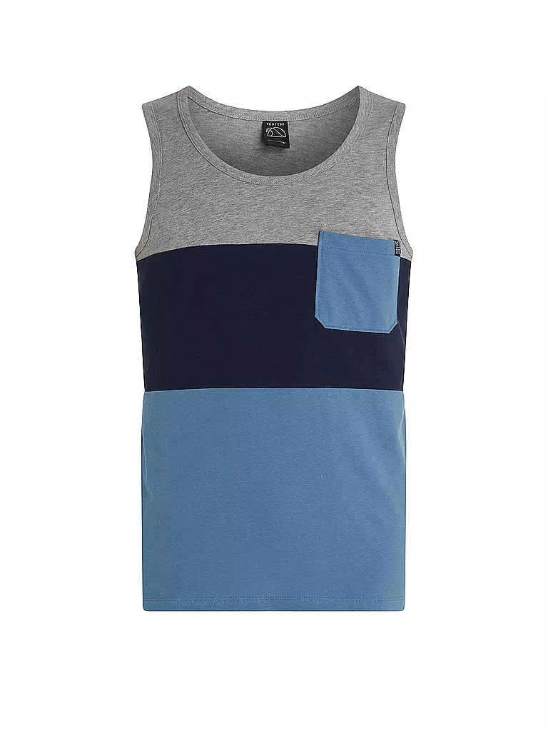 PROTEST | Herren Beachtank Prtblavand  | blau