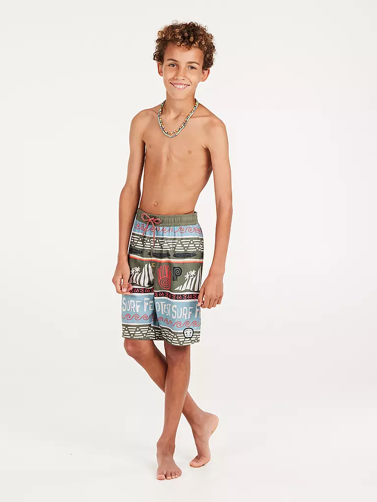 PROTEST | Jungen Badeshort PRTCINEMA JR | olive