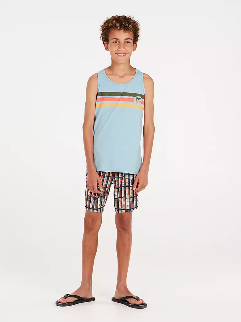 PROTEST | Jungen Beachtank PRTCLIPPER JR | hellblau