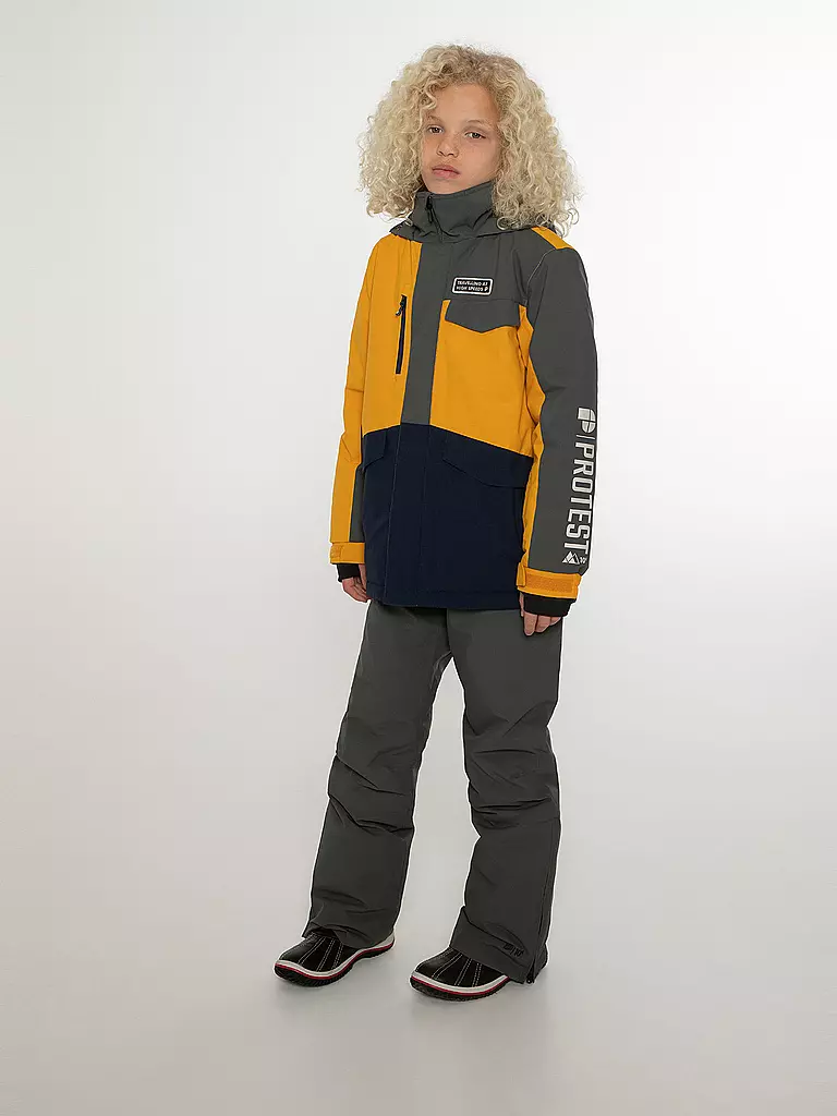 PROTEST | Jungen Snowboardjacke Simont jr | gelb