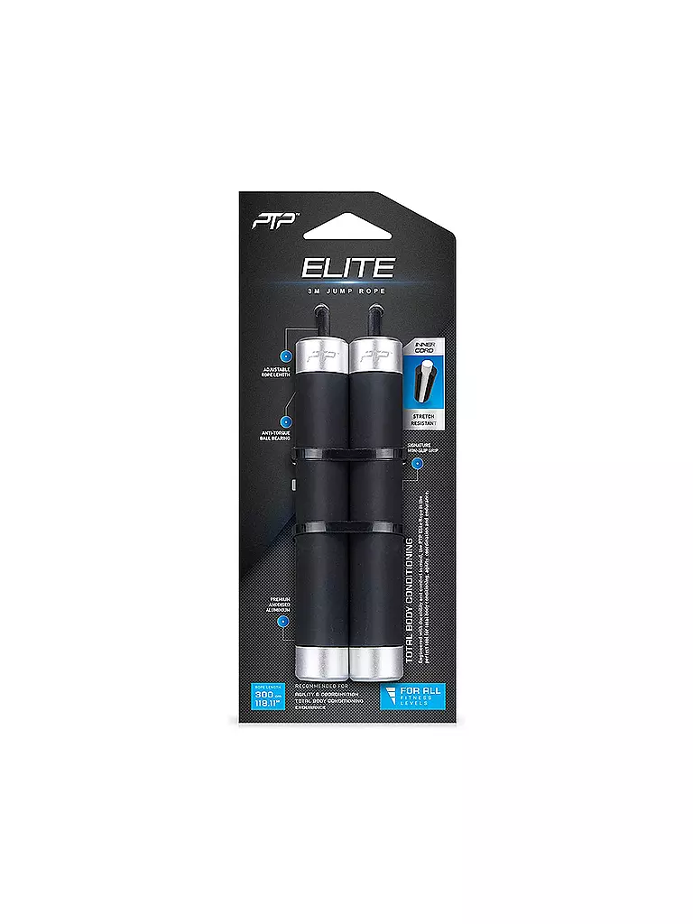 PTP | Springseil Elite Jump Rope 3m | schwarz