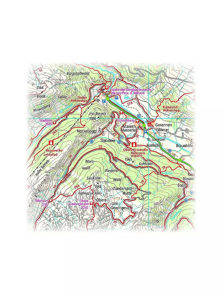 PUBLICPRESS | Wander- und Radkarte Meran - Passeiertal - Ridnauntal, 1:35.000 | keine Farbe