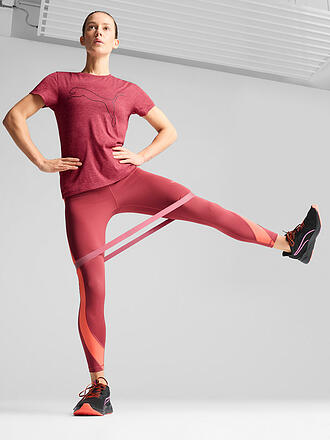 PUMA | Damen Fitnessshirt Essential Heather Logo