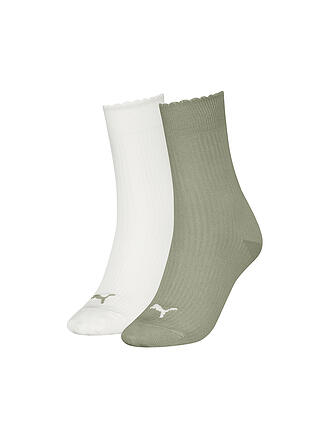 PUMA | Damen Freizeitsocken Scallop Edge 2er Pack