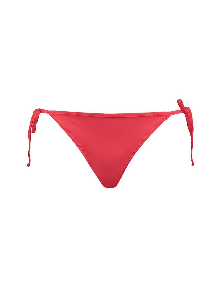 PUMA Damen Bikinihose mit seitlicher Schnürung rot | M