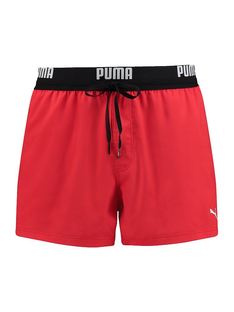 PUMA Herren Badeshorts Logo rot | M