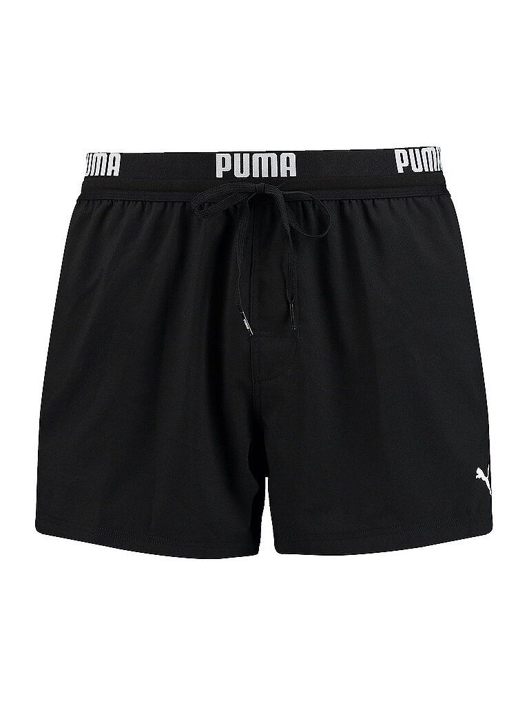 PUMA Herren Badeshorts Logo schwarz | M