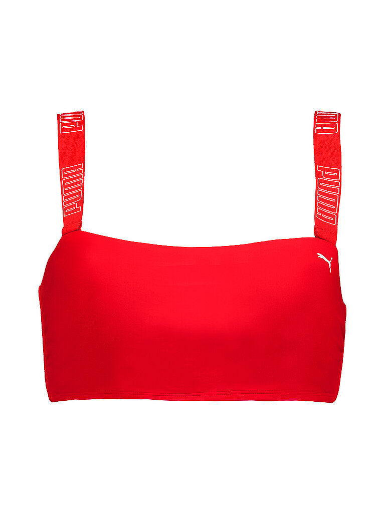 PUMA Damen Bikinioberteil Bandeau rot | L