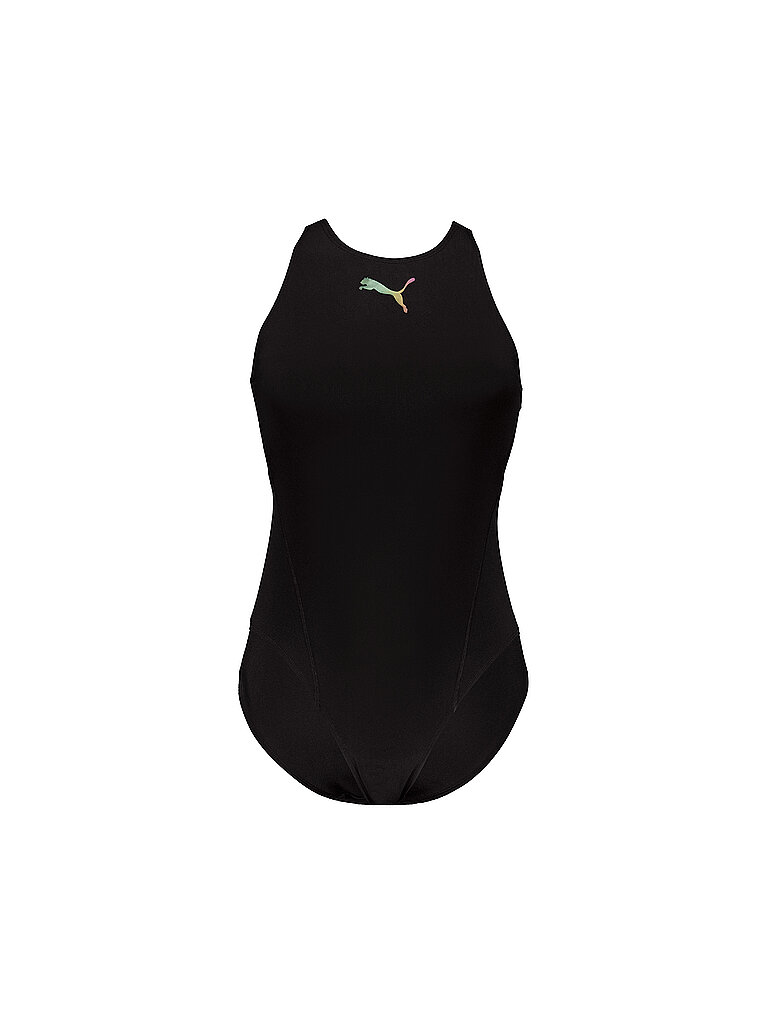 PUMA Damen Badeanzug Racerback schwarz | M