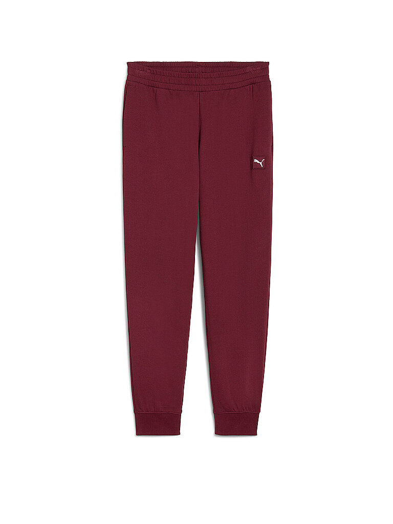 PUMA Damen Jogginghose ESS ELEVATED dunkelrot | XL