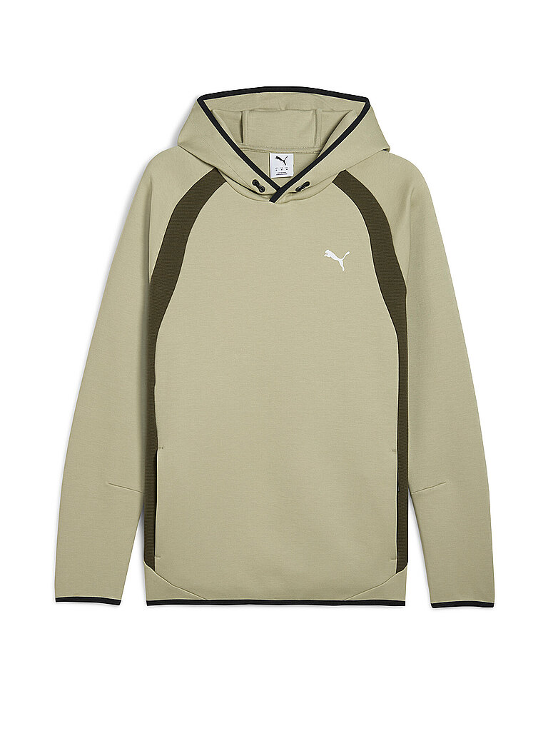 PUMA Herren Hoodie EVOSTRIPE hellgrün | XXL