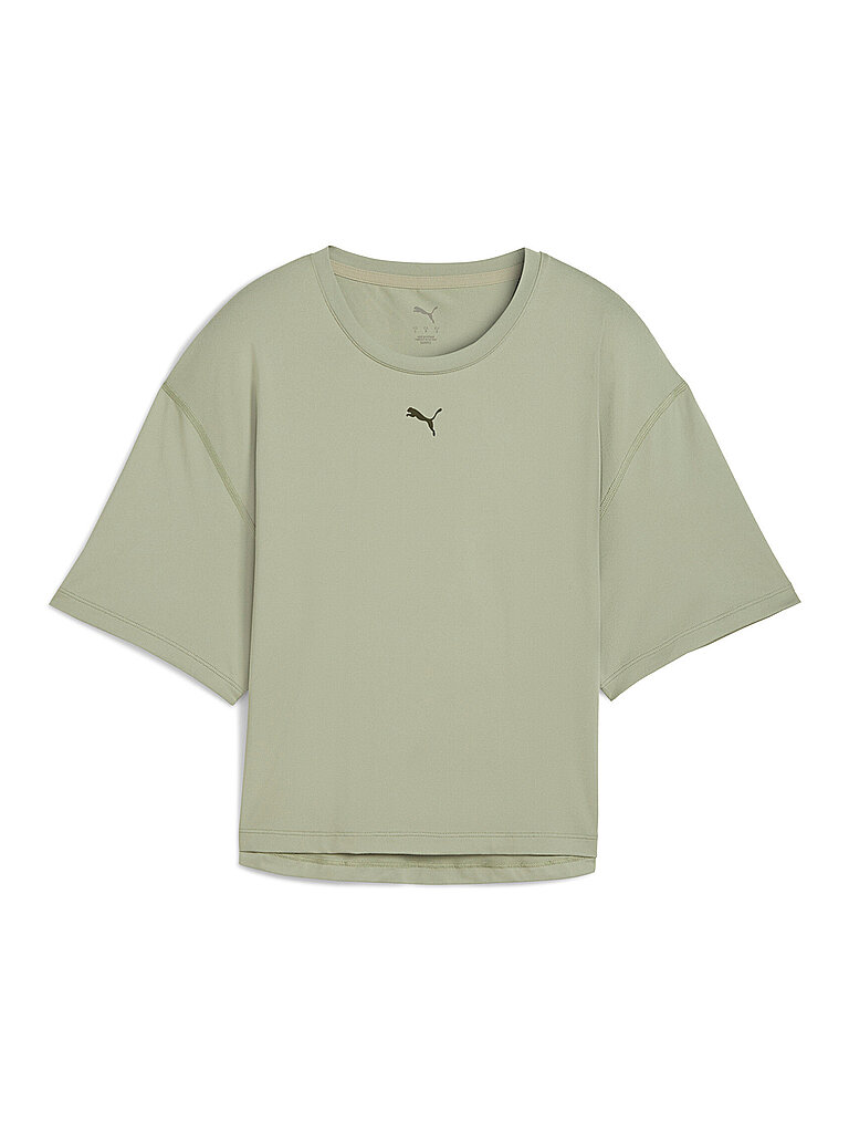 PUMA Damen Fitnessshirt Cloudspun hellgrün | XL