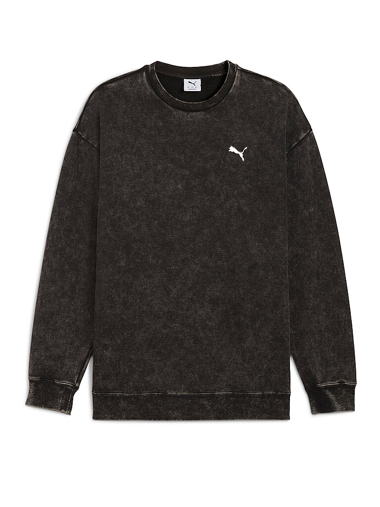 PUMA Herren Sweater ESS ELEVATED Relaxed Wash schwarz | L
