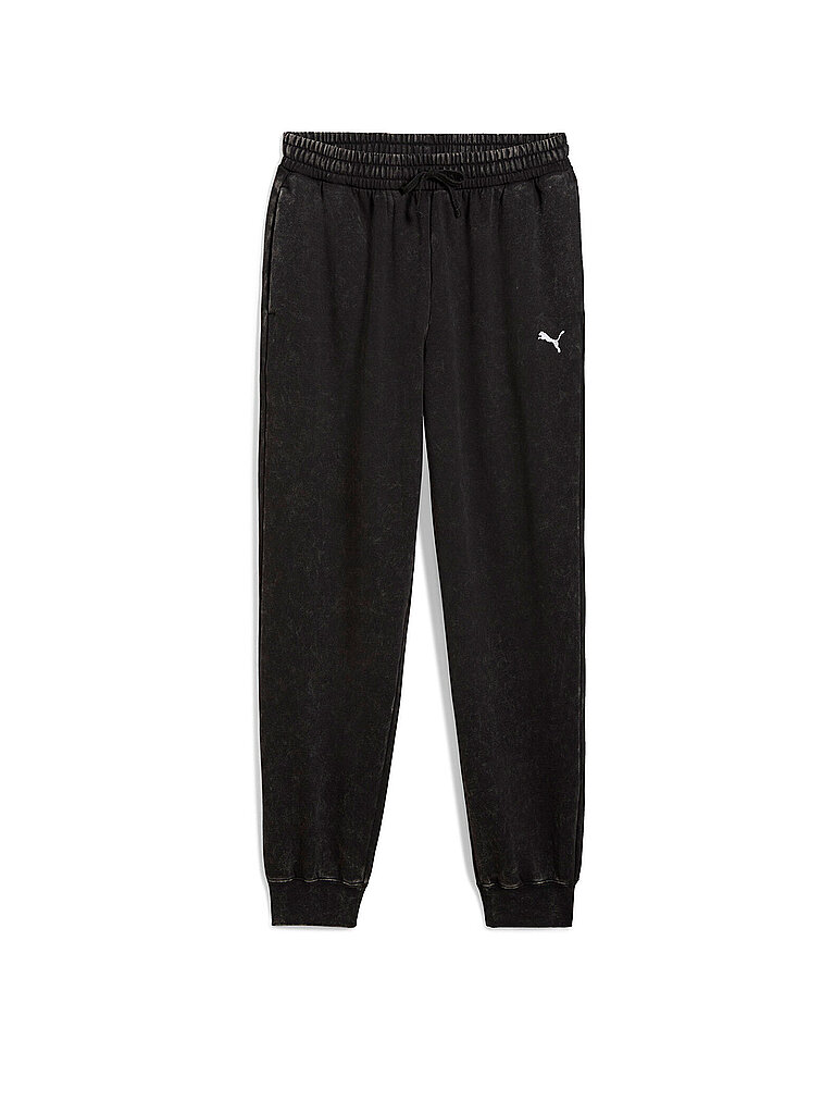 PUMA Herren Jogginghose ESS ELEVATED Relaxed Wash schwarz | XXL