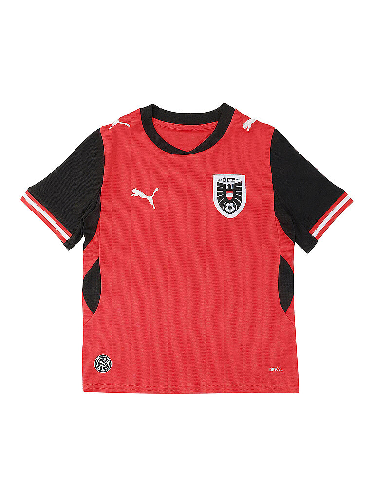 PUMA Kinder Fußballtrikot WM 2026 ÖFB Heim rot | 128