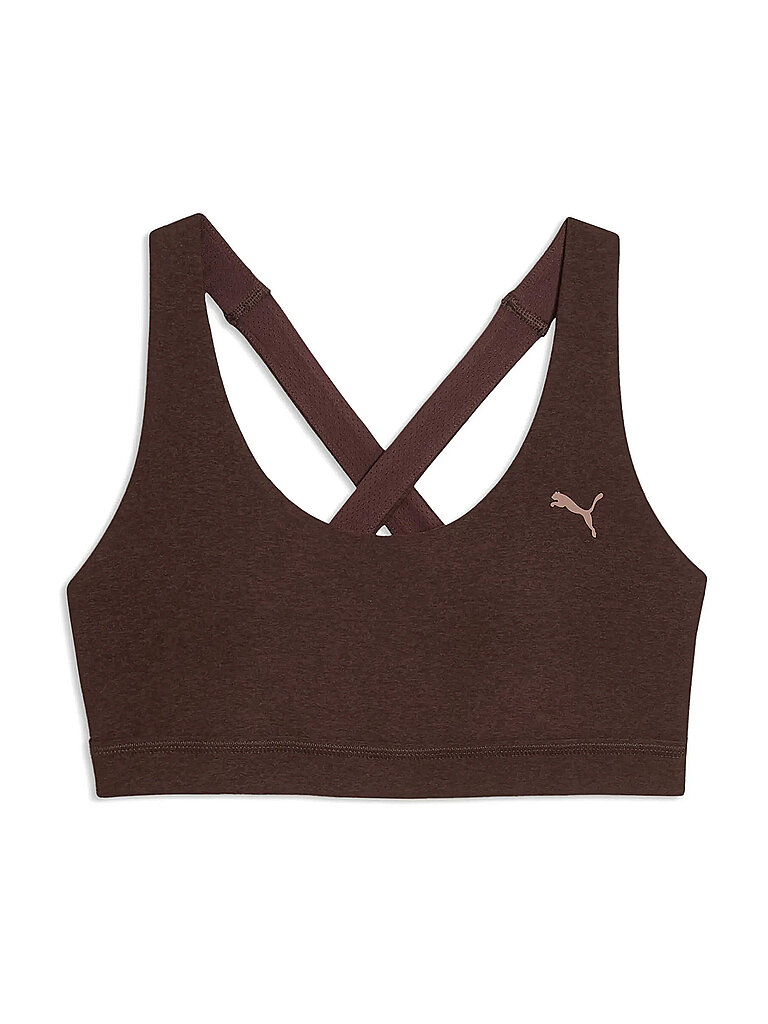 PUMA Damen Sport-BH CLOUDSPUN Medium Support braun | M