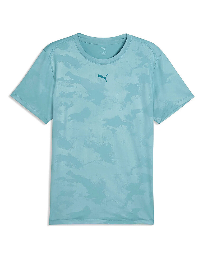 PUMA Herren Fitnessshirt Cloudspun Embossed hellblau | S