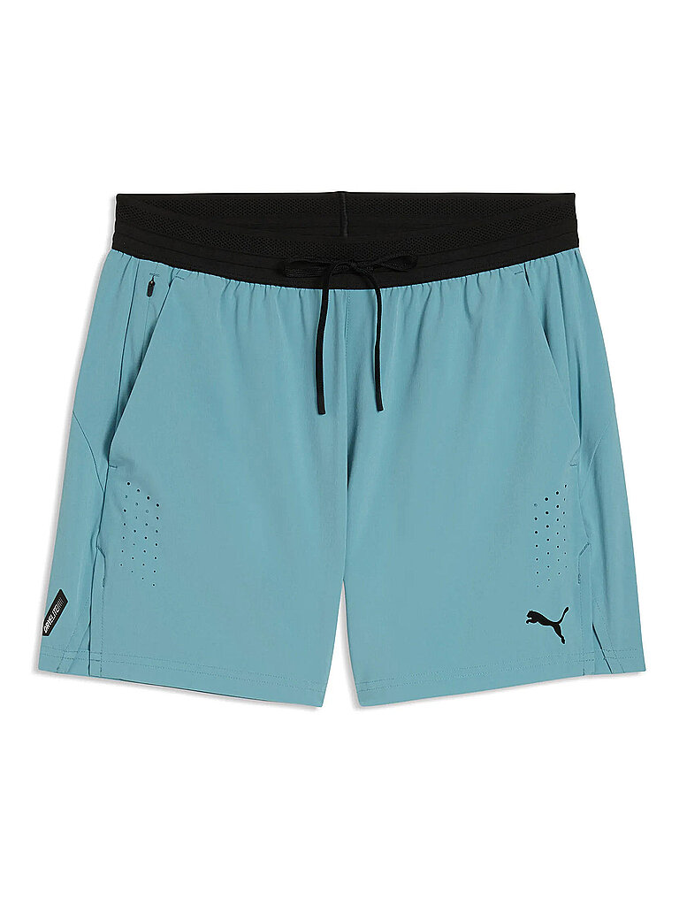 PUMA Herren Fitnessshorts PWRMODE Dryelite 5inch Woven hellblau | L
