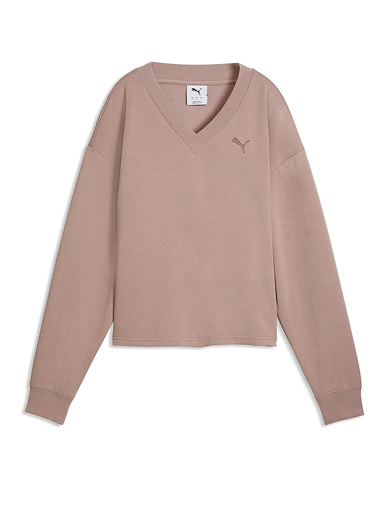 PUMA Damen Sweater Essentials Elevated Comfort hellbraun | S
