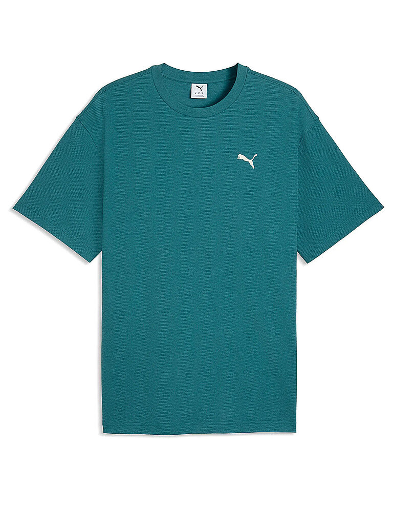 PUMA Herren T-Shirt Ess Elevated Relaxed petrol | L