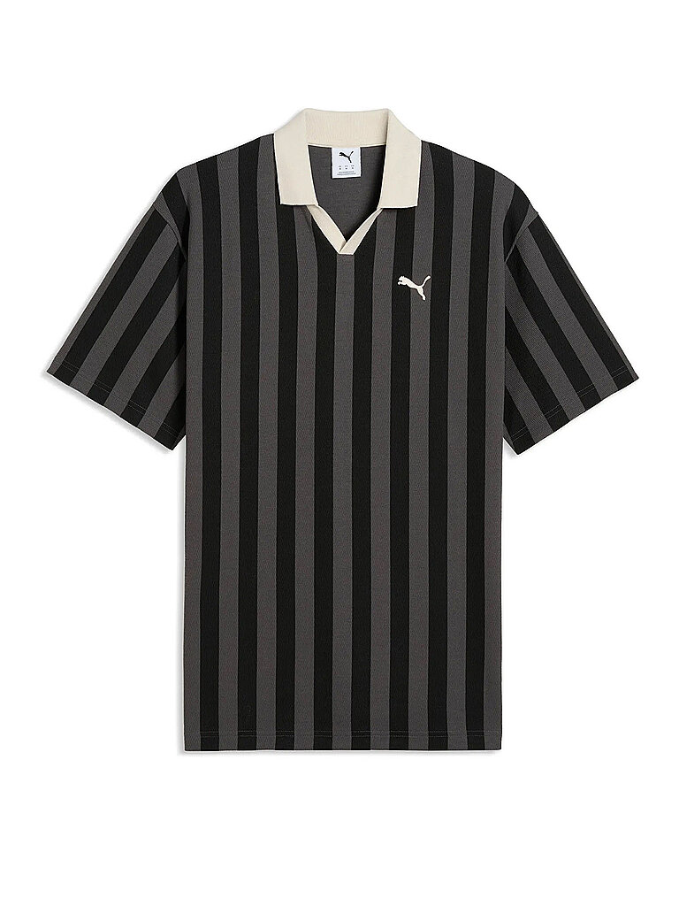 PUMA Herren Polo Class Relaxed Pinnacle schwarz | L