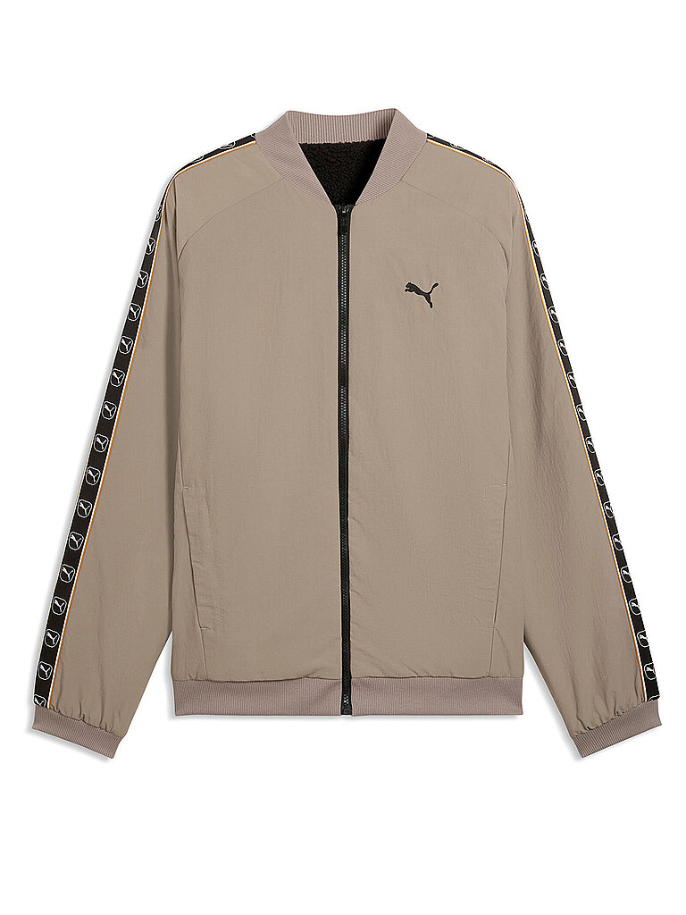 PUMA Herren Bomberjacke Reversible hellbraun | L