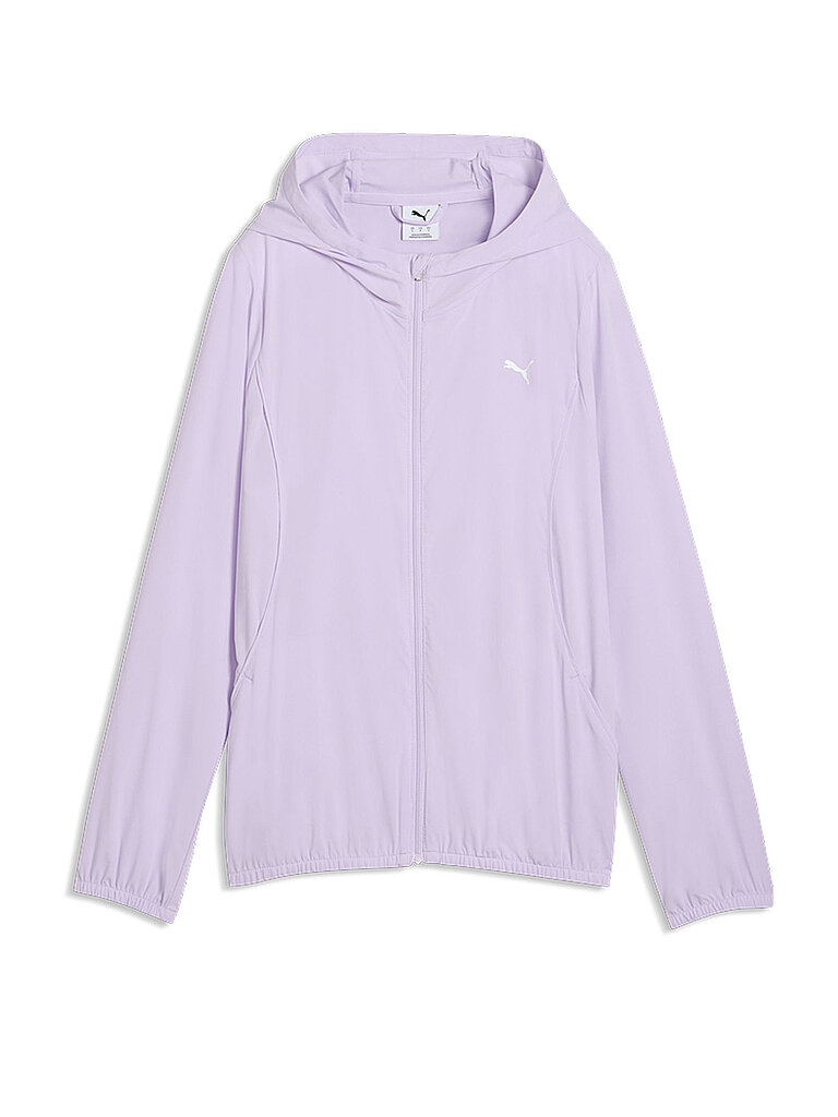 Puma PUMA Damen Fitnessjacke Run Velocity Woven Hoodie lila | XS, lila